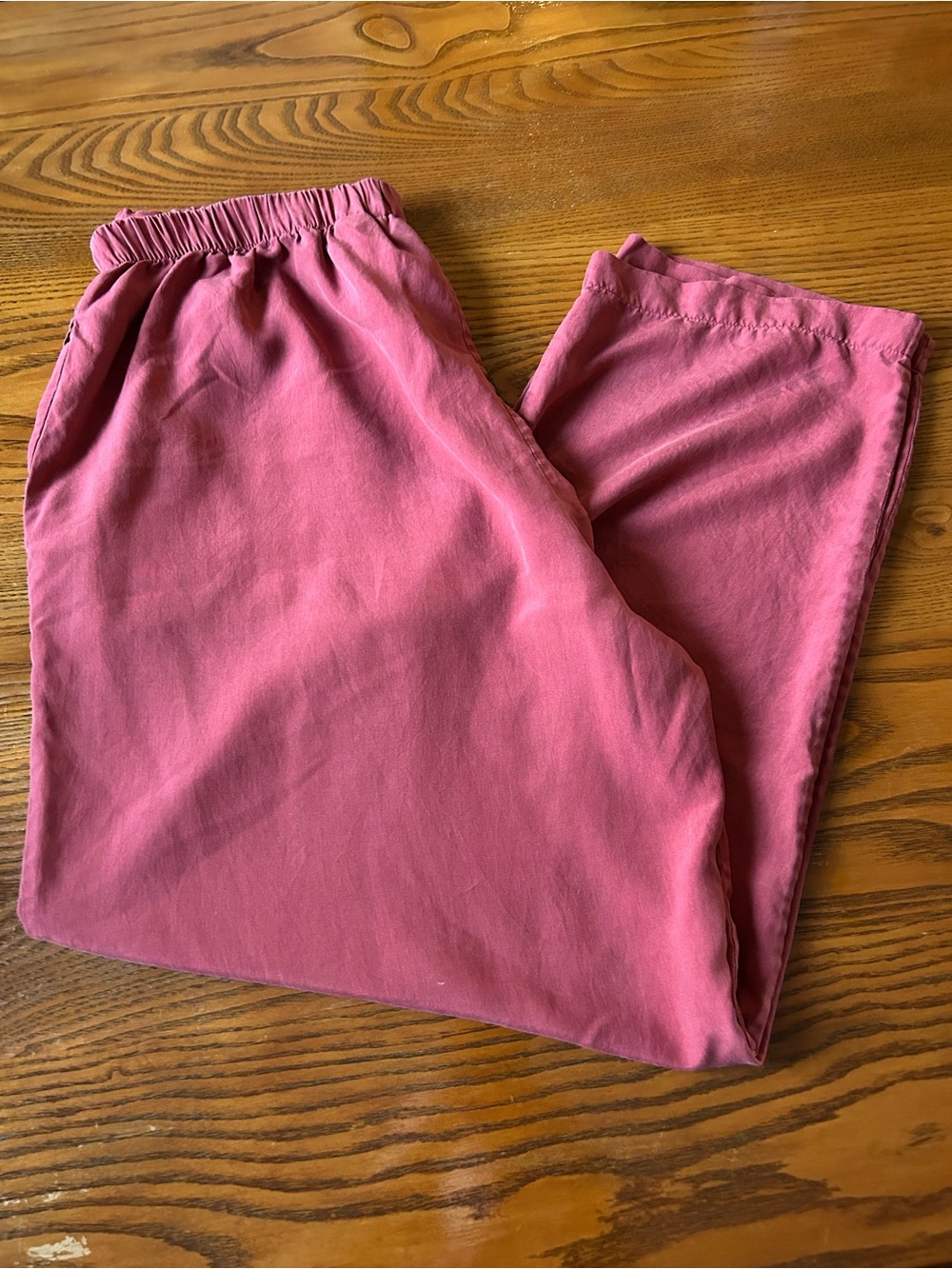 Victoria's Secret Gold Label Rose Silk Lounge Pants